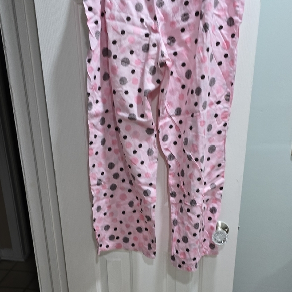 Alfani Pink Polka Dot Pajama Pants Woman's Size L - Picture 12 of 14